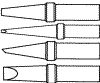 C-4ETH  Lötspitze Meißel 0,8mm