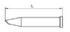 C-XT-GW  Lötspitze  2,3/3,2mm