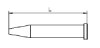 C-XT-BS  Lötspitze  Rundform