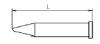 C-XT-F30  Lötspitze  Rundform