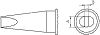 C-LHT-F  Lötspitze Meißel 9,3mm
